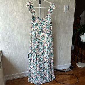 Loft long summer dress, Size 12